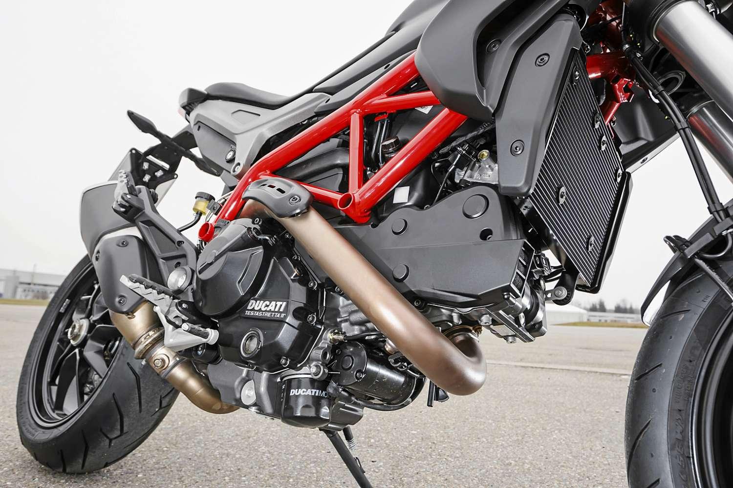 Der neue 821-KKubik-Motor der Ducati Hypermotard