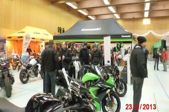 Ducati und Kawasaki auf der Faszination 2Rad in Haibach 23.02.2013