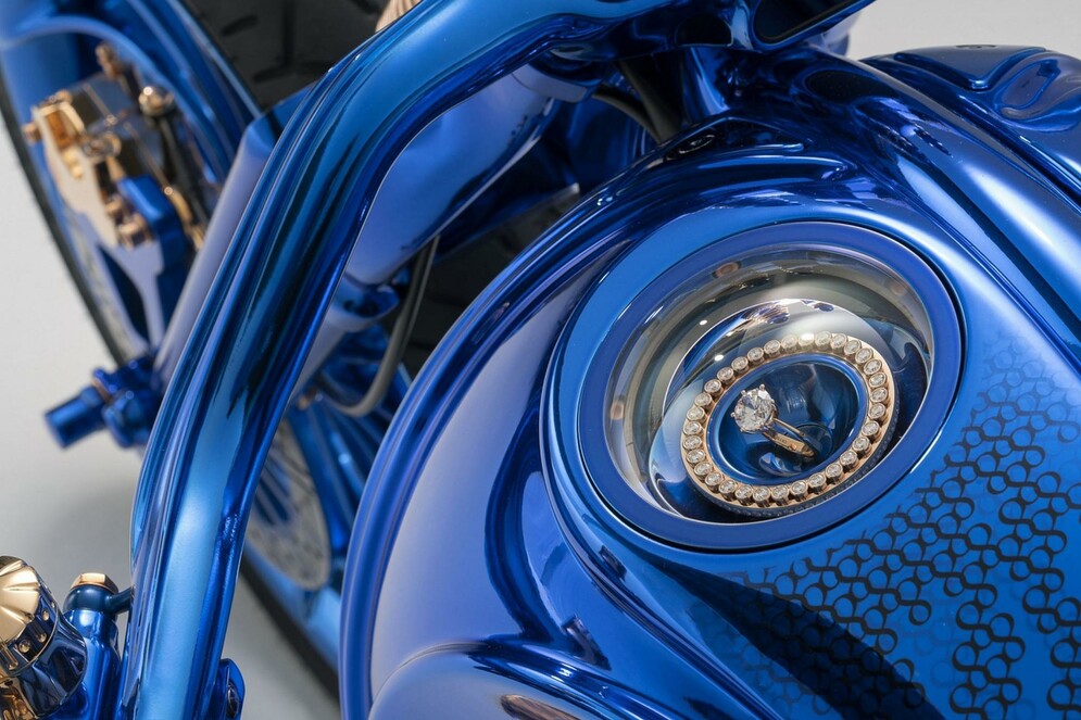 Bündnerbikes Blue Edition Softail